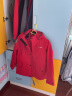 伯希和（Pelliot）儿童冲锋衣男女童秋冬户外三合一加绒加厚保暖两件套抓绒外套夹克 熔岩红 160 实拍图