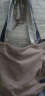 俊仕保罗女包新款韩版时尚休闲单肩包女手提帆布袋大包包百搭女包环保购物袋潮 棕色 实拍图