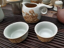 汝道（RUDAO）汝窑茶杯品茗杯功夫茶具单杯可养蝉翼开片汝瓷杯子个性茶杯主人杯 品茗牡丹杯70ml 实拍图