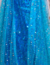 忆爱爱莎公主裙夏季冰雪奇缘女童连衣裙艾莎裙子拖尾六一儿童节演出服 蓝色亮片裙拖尾 140(建议身高130-140cm) 晒单实拍图