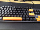 双飞燕（A4TECH） 血手幽灵S510真机械键盘有线游戏轻音霓虹混彩背光宏编程104键带双拼色键帽 S510段落感茶轴轻音无光版 实拍图