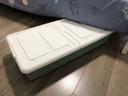 百露 塑料有盖大号床底收纳箱床下装衣服被子整理箱玩具衣物储物箱 大号绿色2个装(93.5*47*18cm) 实拍图