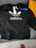 阿迪达斯（adidas）三叶草短袖男装女装 25夏新款运动服纯棉舒适透气上衣休闲时尚t恤 经典黑/纯棉-柔软亲肤/主推款 M /175（建议体重130-150斤） 实拍图