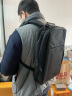 绿巨能（llano）电脑包双肩包背包15.6英寸笔记本商务多功能大容量书包男女士黑色 实拍图