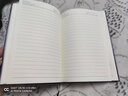 嘉然恒 A5复古风笔记本本子文具高颜值皮面本商务硬面记事本学生日记本成人定制办公用品 藏蓝色 实拍图