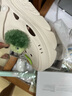 天美意增高厚底洞洞鞋轻便耐磨休闲运动凉拖鞋一脚蹬 米色 40 实拍图