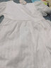 英氏（YEEHOO） 女童连衣裙儿童裙子童装短袖淑女风公主裙气质甜美中大童夏装 金线毛球白色 【纯棉内衬】 160 实拍图