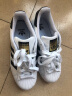 阿迪达斯（adidas）男女鞋 SUPERSTAR 三叶草经典金标贝壳头板鞋休闲运动鞋 C77154/偏大 鞋子微瑕介意慎拍 36 实拍图