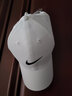 NIKE耐克帽子运动帽 男女鸭舌帽 高尔夫帽 网球帽 遮阳透气防晒帽 【白色黑标】BV1076-100 均码 实拍图
