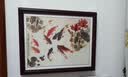 古客新中式电表箱装饰画餐厅挂画液压上翻配电箱画客厅遮挡画弱电箱 九鱼图 50*40cm典雅红褐色框【可遮40*30电表箱】 实拍图
