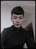 海派浩宇 长袖衬衫男修身商务正装白色衬衣职业装 黑色 2XL (180) 实拍图