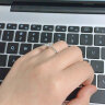 星眸珠宝 白18K金铂钻石戒指男女婚戒天然钻真钻戒子扭臂镶订结婚礼物 雪花六爪直臂-13分钻50分效果F-G 实拍图