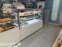 猛世蛋糕柜蛋糕展示柜冷藏柜商用西点柜冰箱保鲜柜烘焙慕斯糕点心生日甜品陈列柜寿司水果鲜花柜 风冷黑色直角后开+除雾+自动加湿 【旗舰款】1.2米落地式丨放地上 实拍图