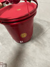 甲东里塑料家用大号红色乔迁新居结婚用品红桶加厚喜桶水桶手提陪嫁米桶 喜庆红套装大号(盘+盆+桶) 实拍图