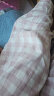 无印良品（MUJI）女式 无侧缝双层纱织 睡衣4S家居服套装  浅粉红色格纹 XL 晒单实拍图