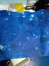 沪达墙纸宇宙星空墙纸天花板3d立体卧室星球梦幻图案吊顶房顶KTV胶贴壁纸 蓝色星空 687030( 刷胶/无背胶) 实拍图