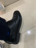 金利来皮鞋男士三接头新款商务正装真皮婚鞋软底韩版男小皮鞋 黑色(气垫款） 39 比正常码大一码 实拍图