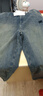 GXG男装2024年宽松阔腿牛仔裤男蓝色185/XXL 实拍图