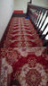 双喜临门 楼梯垫 踏步垫欧式实木楼梯垫免胶自粘吸水防滑地垫可水洗 900红色 26cm*75cm（加厚升级：免胶底+3厘米折边） 实拍图