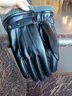 啄木鸟皮手套男冬季骑行加绒加厚保暖防风防水触屏冬天开车骑车手套 款式五 防水加绒加厚（女款） 实拍图