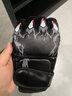 蒙拓嘉 拳击手套成人儿童散打泰拳手套搏击击打沙包沙袋训练半指拳 黑色成人款 实拍图