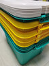 茶花（CHAHUA）茶花塑料收纳箱衣物整理箱35L58L68L多规格玩具整理箱储物 【黄色】 【58升*1个装】59.5*47.5*32.5cm 实拍图