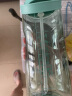 恩尔美（nRMEi）运动水杯男女健身夏季Tritan吸管太空杯大容量便携户外饮用壶杯子 渐变[tritan+提手+双饮] 3800ml 实拍图