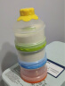 贝亲(Pigeon) 奶粉盒 便携奶粉辅食储存盒 独立可拆三层奶粉盒 CA07 实拍图