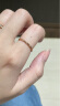 周六福珠宝 简约钻戒红18K金钻石戒指女款KRDB015983 13号 母亲节礼物 实拍图