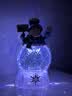 五月家生日女生日旋转雪花雪人梦幻水晶球音乐摆件送女生生日礼物盒 实拍图