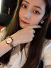 聚利时(julius)手表女时尚复古钢化玻璃镜面韩版潮流ins风石英防水学生女士手表JA-750 复古咖 实拍图
