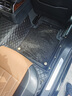 懒狼 奥迪脚垫a4/a6L/a7/q5l/q7/q8/A7L/A8L专用汽车脚垫真皮全包围 【头层牛皮】深咖色+耐磨碳纤丝 其他四座五座车定制 实拍图