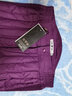 雅鹿中年老年羽绒裤女内胆冬季鸭绒弹力高腰裤内穿裤子 紫色压花（膝部有盖） L (165) 实拍图