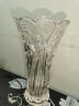 欧式大号玻璃透明花瓶 客厅摆件插花水培富贵竹百合干花落地饰品 25小号花纹随机 实拍图