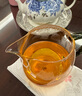 容山堂禾器玻璃公道杯茶漏三件套分茶器高硼硅耐热加厚手工大号茶海茶杯 禾器玻璃澄然茶海-蓝金 实拍图
