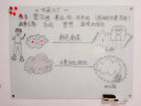 乐图(LOTOO)挂式白板60*90cm悬挂式磁性钢化玻璃白板办公会议写字板黑板 实拍图