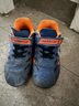 回力童鞋儿童足球鞋2025春季新款男童碎钉软底防滑训练鞋学生运动鞋 蓝桔 31码 内长约20.5cm 实拍图