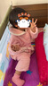噜噜牛女童睡衣儿童珊瑚绒睡衣宝宝小孩子秋冬中小童保暖家居服套装 虾粉色-67221 100 (6码 建议身高95-105) 实拍图