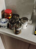 欣美雅（xinmeiya）厨房玻璃调料盒套装家用组合装调料瓶子油盐酱醋盐罐子油瓶大容量 雅致灰调味500ml*4+油壶*3+标签 实拍图
