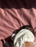 童泰婴儿衣服新生婴儿额四季春夏薄款连体衣0-6个月宝宝纯棉内衣2件装 粉紫小兔（四季款） 52cm 实拍图