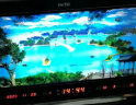 虹泰（HoTai） LED动感山水风景立体万年历客厅创意电子挂钟欧式现代挂表5089 大号动感画50x89cm 千岛湖 实拍图
