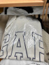 Gap【水洗棉】男女装美式复古LOGO纯棉短袖T恤809021夏季情侣装 灰白色 180/96A(M) 晒单实拍图