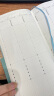 kinbor 创意周计划自填式手帐皮面本便携笔记本子时间轴效率记事本日记本-蓝纹DT53159 实拍图
