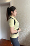 iSegfly驼背矫正器背部开肩矫姿带成人男女脊柱侧弯高低肩矫正直背 黑色(龙骨支撑 固定矫正) S（80-105斤） 实拍图