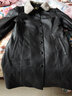 颖辉真皮皮衣女海宁绵羊皮中长款外套羽绒服水貂毛领洋气长大衣秋冬款 黑色 XL /110-120斤可穿 实拍图