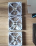 联力三代积木风扇幻境120台式电脑主机ARGB无限幻境12C机箱白色风扇  三代积木风扇正叶 白色*3+控制器 实拍图
