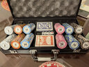 尚客诚品筹码套装  300片黏土筹码铝箱装 德州扑克筹码币套装 实拍图