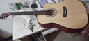 雅萨特奥（YASATEAO)单板民谣41寸吉他初学者木吉他学生新手入门练习亮光吉他六弦乐器 41寸原木色单琴（只有一把吉他） 实拍图