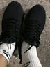 乔丹（QIAODAN）男鞋运动鞋男士跑步鞋冬季新款网鞋网面透气休闲鞋轻便老爹鞋 黑色/煤灰色 45 实拍图