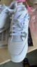 佐馆秋冬季新款厚底气垫运动鞋情侣百搭篮球鞋加绒加厚休闲增高小白鞋 白灰色【标准尺码】 43 实拍图